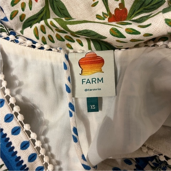 Farm Rio Macaw Flight Tiered Maxi Dress Size XS - Picture 2 of 7